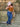 Austero Embroidered Mid Rise Flare Jeans