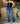 Steel Trail Studded Mid Rise Bootcut Jeans