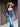 Cheyenne Denim Embroidered Corset Top